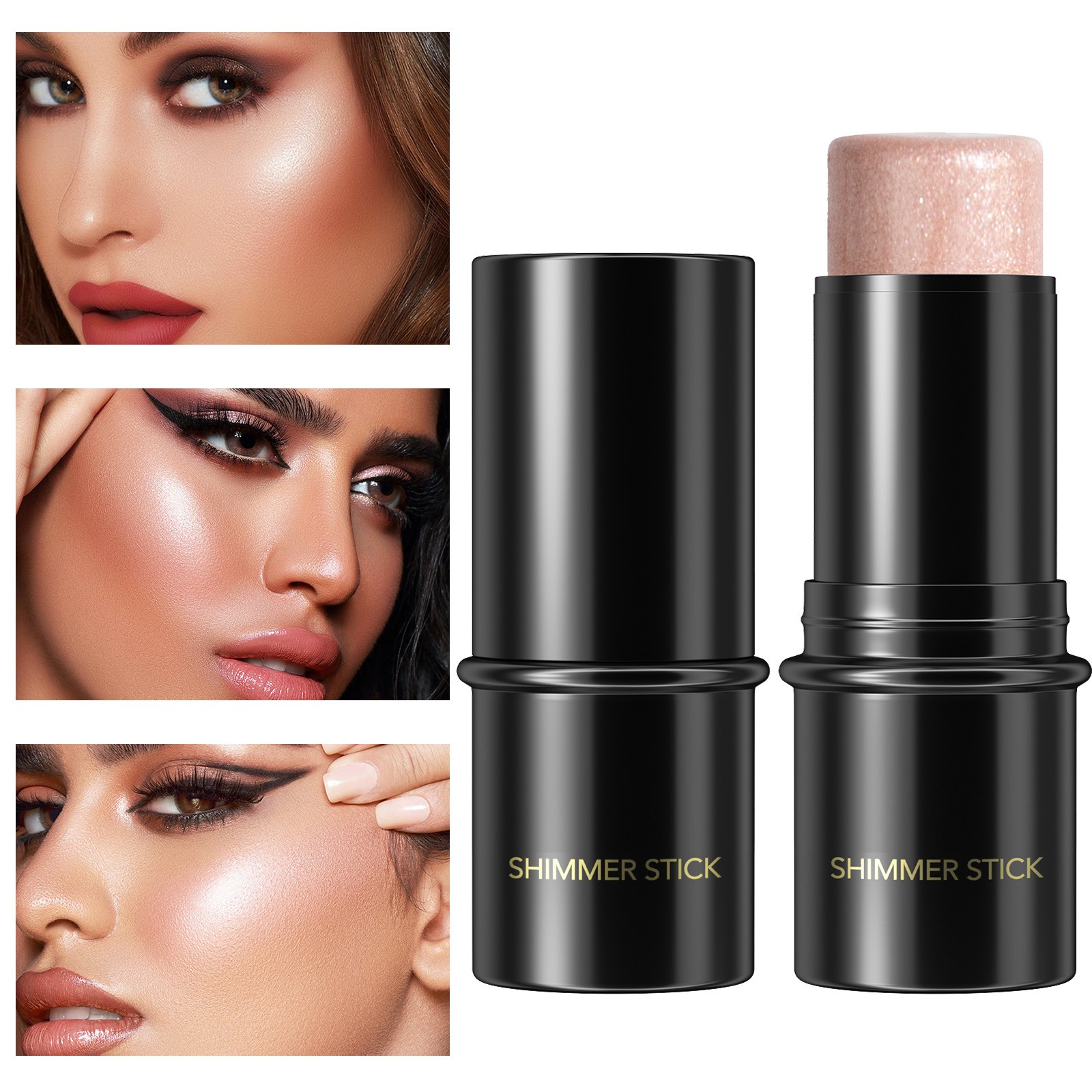 Milk Highlighter Stick Eye Glitter Multifunctional Makeup Pen High Gloss And Pen Shadow Stick Facial Foundation Makeup Stick